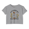 Crop Top — "All My Flabbers Have Been Gasted" Cute Goose Festival Tee
